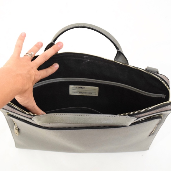 ❌SOLD❌Jack Spade Leather Slim Laptop Briefcase - Picture 6 of 8